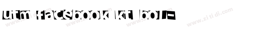 UTM Facebook KT Bol字体转换